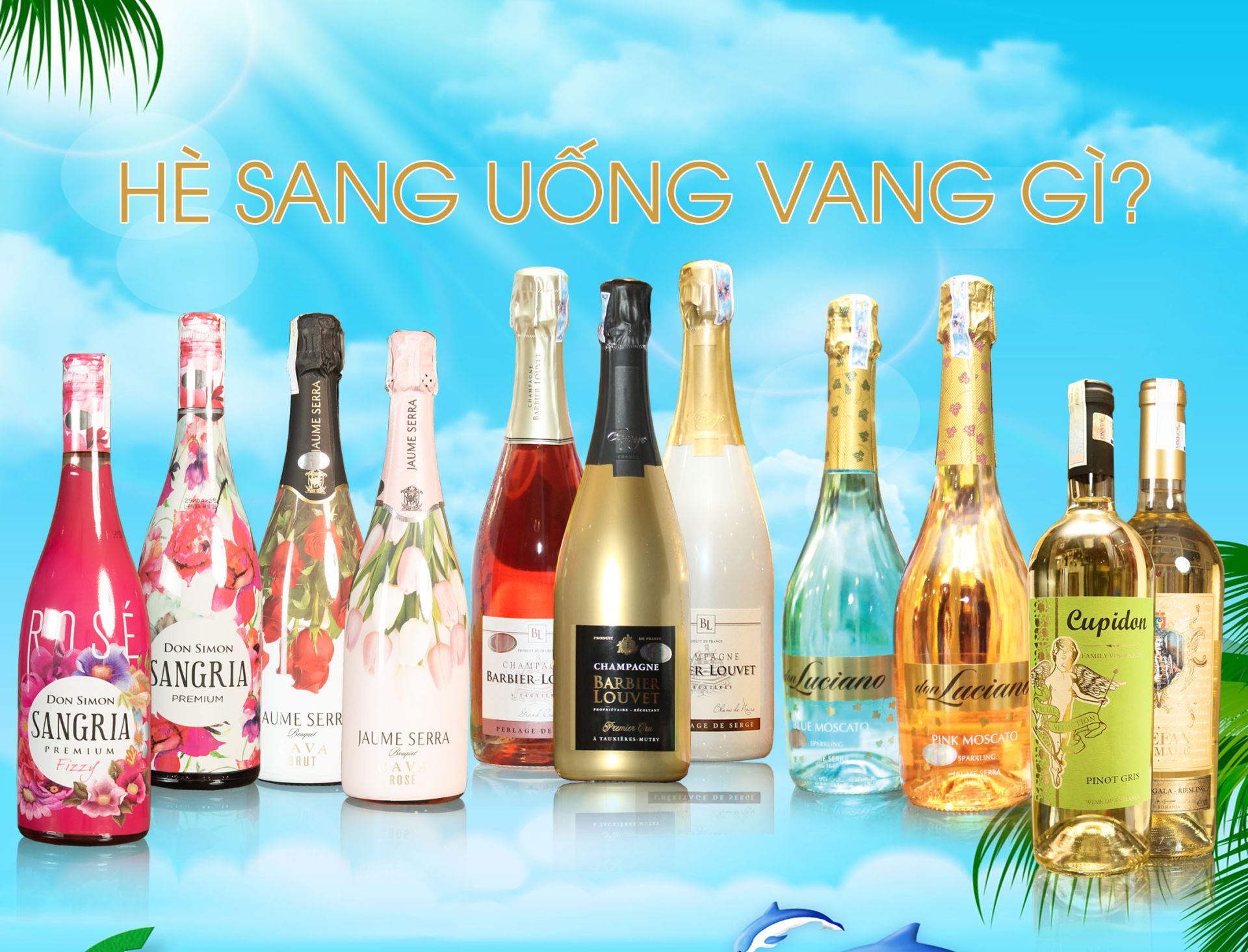 Hè sang uống vang gì?